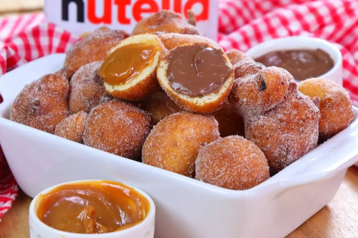 Bolinho de Chuva Recheado