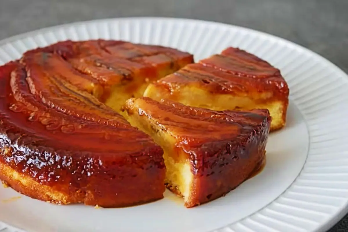 Bolo de Banana Caramelizado